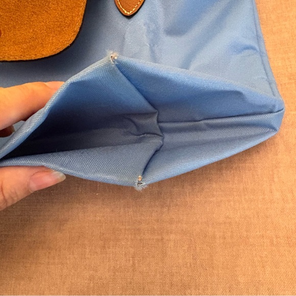 Longchamp
Le Pliage Original Small Nylon Tote Bag blue gold hardware - Picture 6 of 8